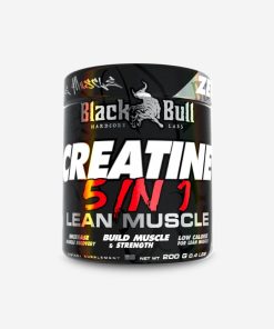 BLACK BULL CREATINE 5 in 1 is high in creatine and amino acids
